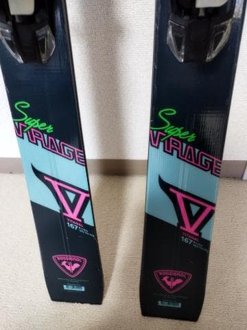 スキー ROSSIGNOL SUPER VIRAGE V 167cm+LOOKNX12