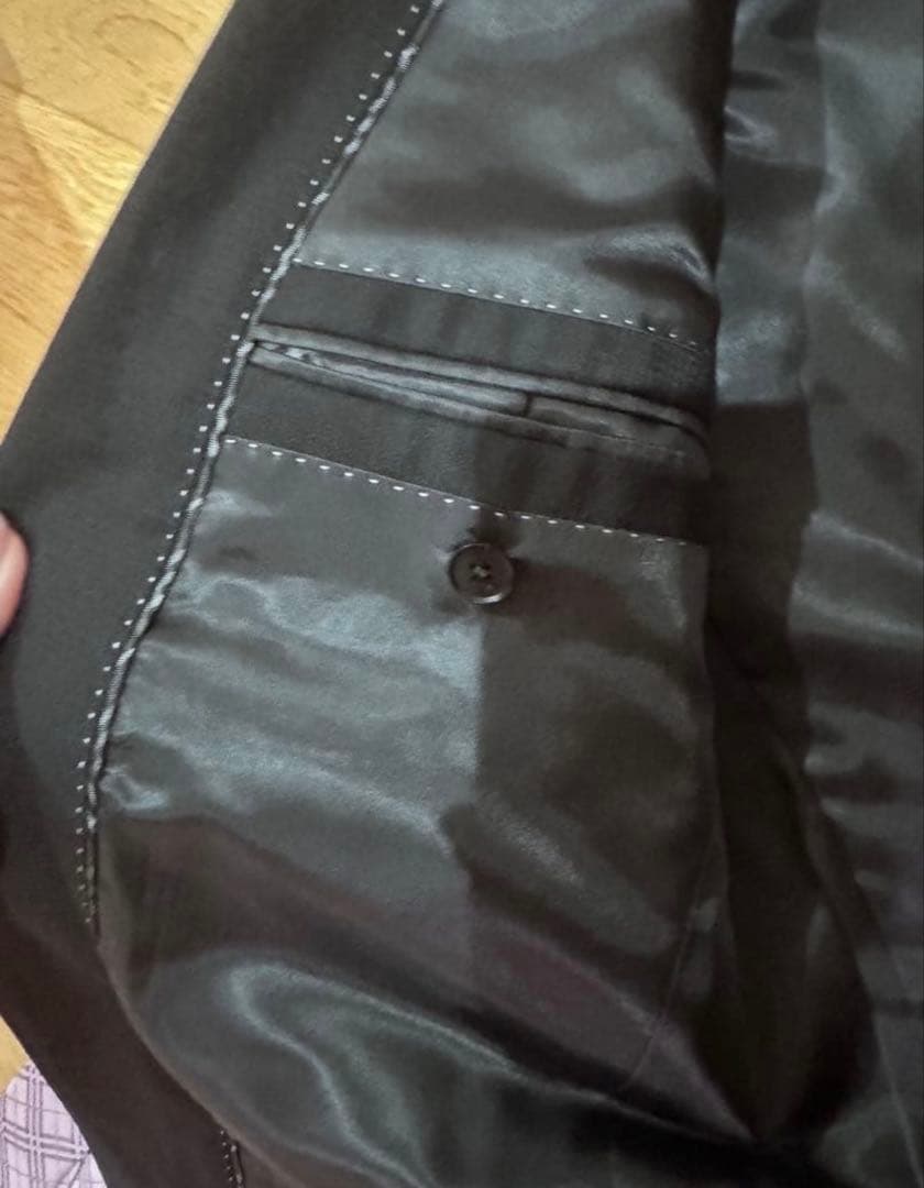 美品バーバリーブラックレーベル スーツ セットアップ 黒