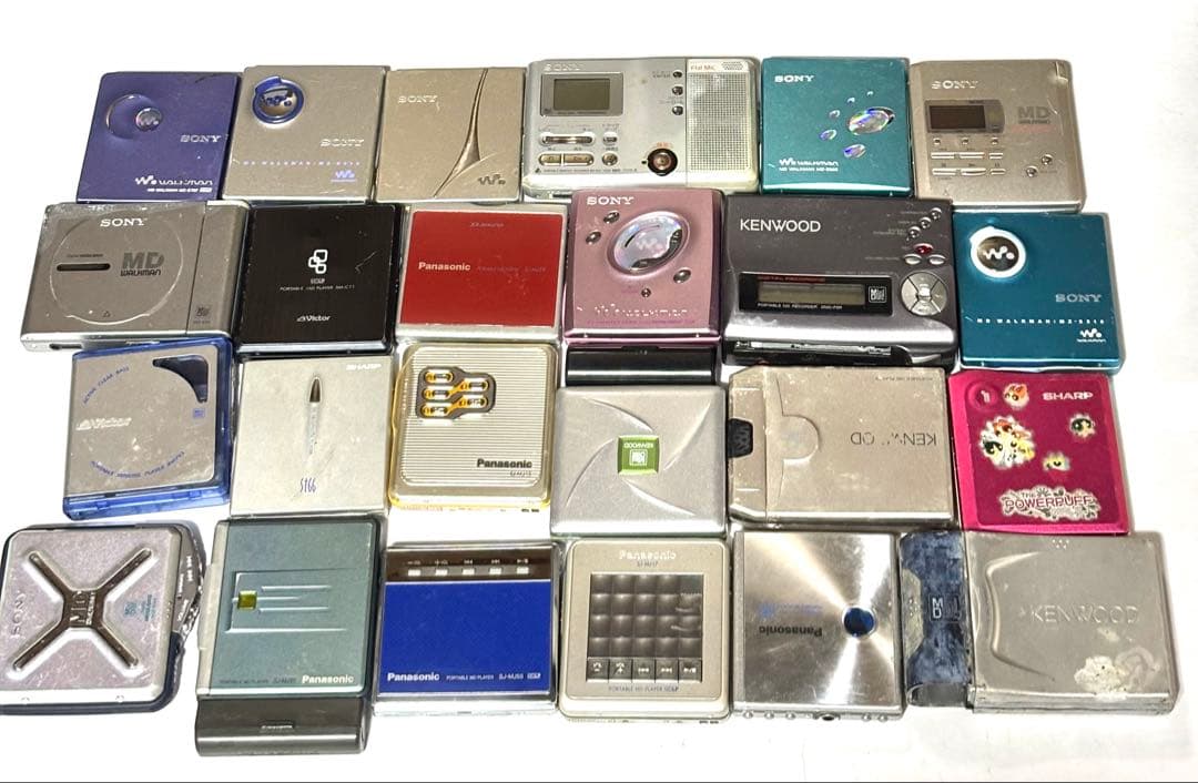 MDプレーヤー ジャンク品 24台 まとめセット
