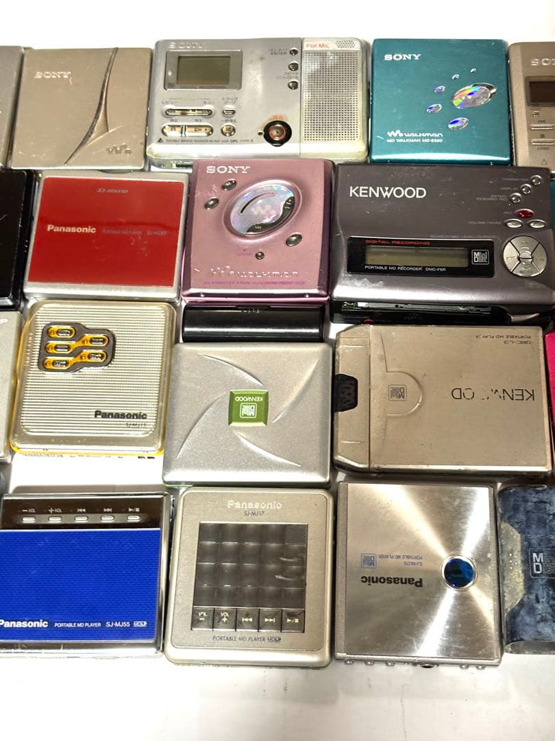 MDプレーヤー ジャンク品 24台 まとめセット