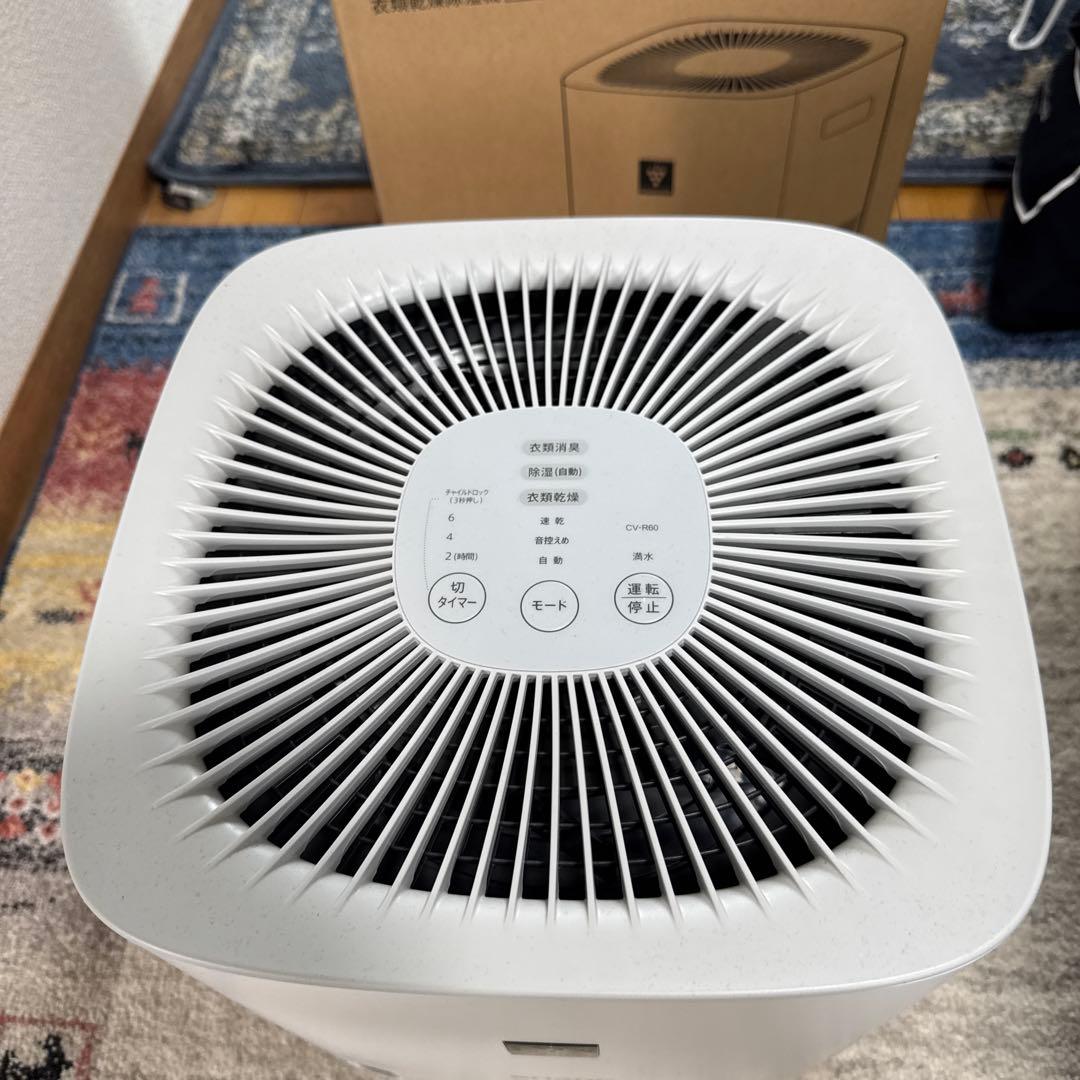 SHARP CV-R60-W 衣類乾燥機除湿機