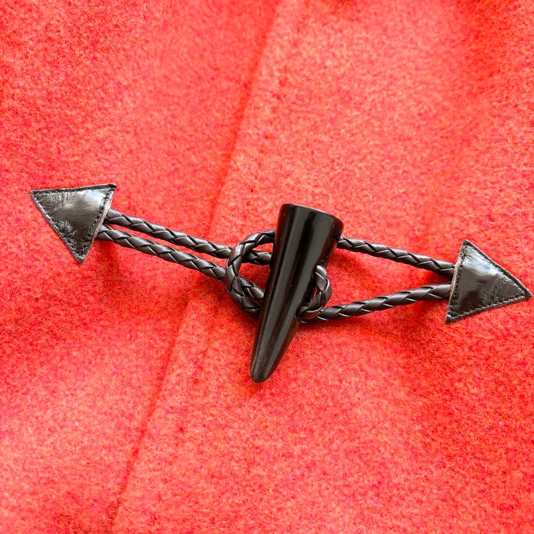 極美品 定価17万 2223AW ソブリン メルトンダッフルコート オレンジ L