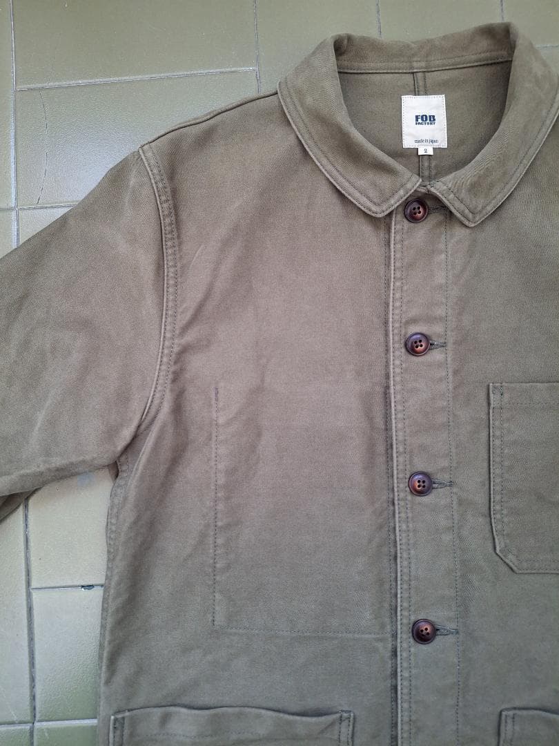 FOB FACTORY フレンチ モールスキン ジャケット サイズ2, M