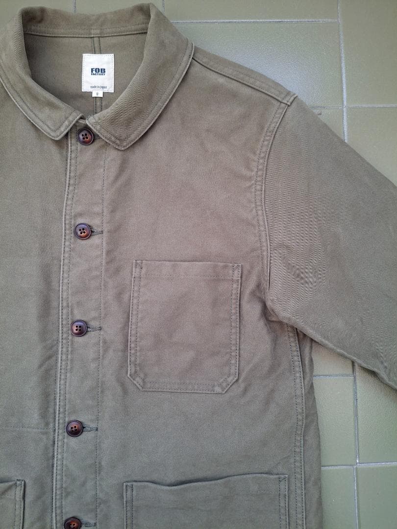 FOB FACTORY フレンチ モールスキン ジャケット サイズ2, M