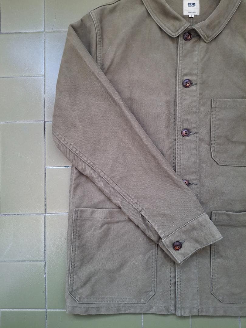 FOB FACTORY フレンチ モールスキン ジャケット サイズ2, M