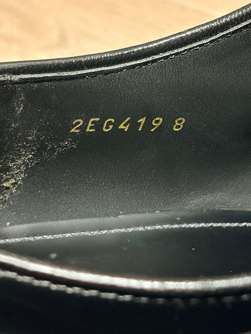 美品PRADA プラダ ダイアパソン ブラッシュドレザーシューズ 付属品