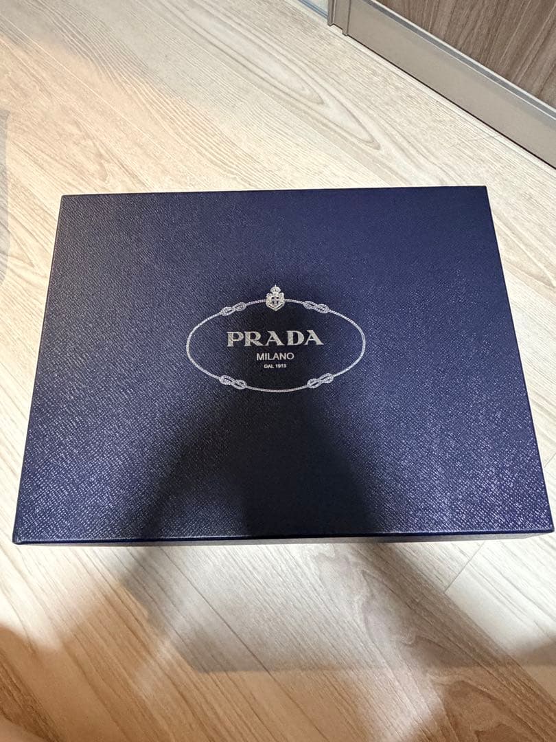 美品PRADA プラダ ダイアパソン ブラッシュドレザーシューズ 付属品