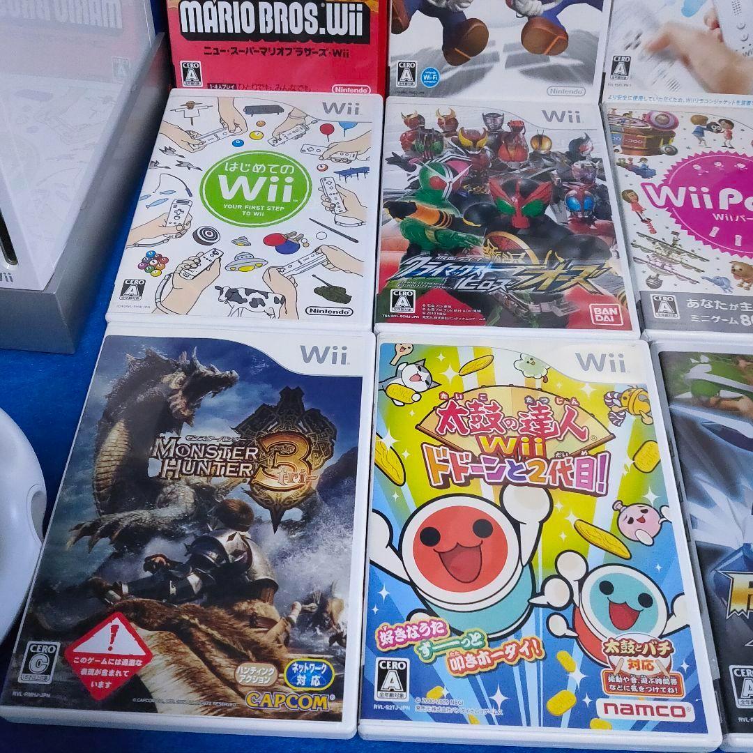 豪華❗️任天堂 Wii 太鼓の達人 マリオカート ポケモン 人気ソフト9本！