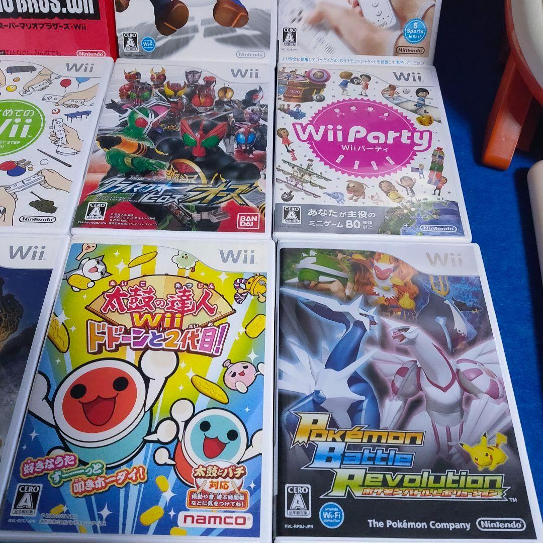 豪華❗️任天堂 Wii 太鼓の達人 マリオカート ポケモン 人気ソフト9本！