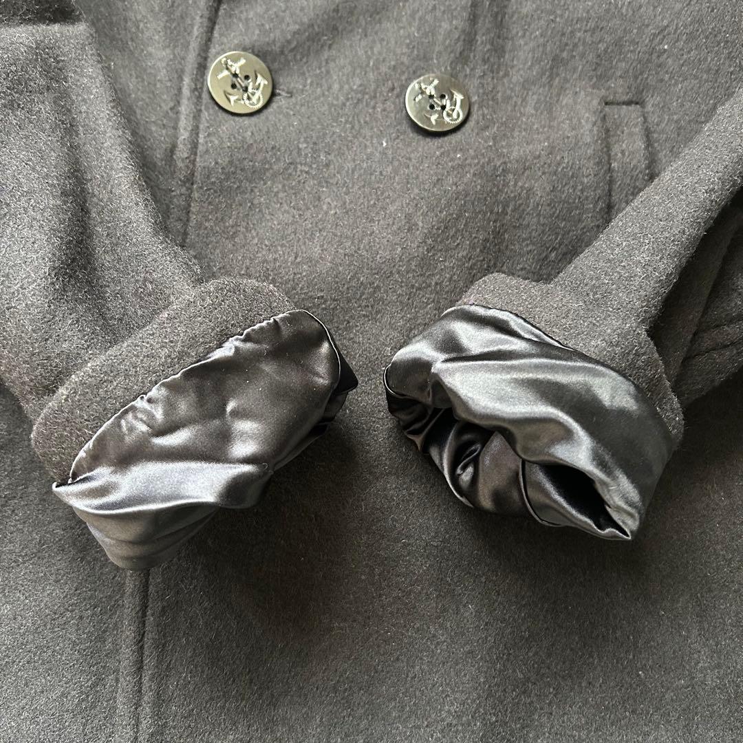 未使用級 USA製 FIDELITY ピーコート L ブラック フェデリティー