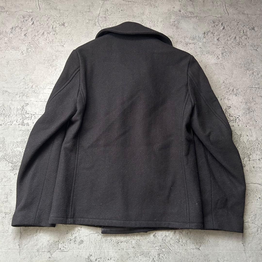 未使用級 USA製 FIDELITY ピーコート L ブラック フェデリティー