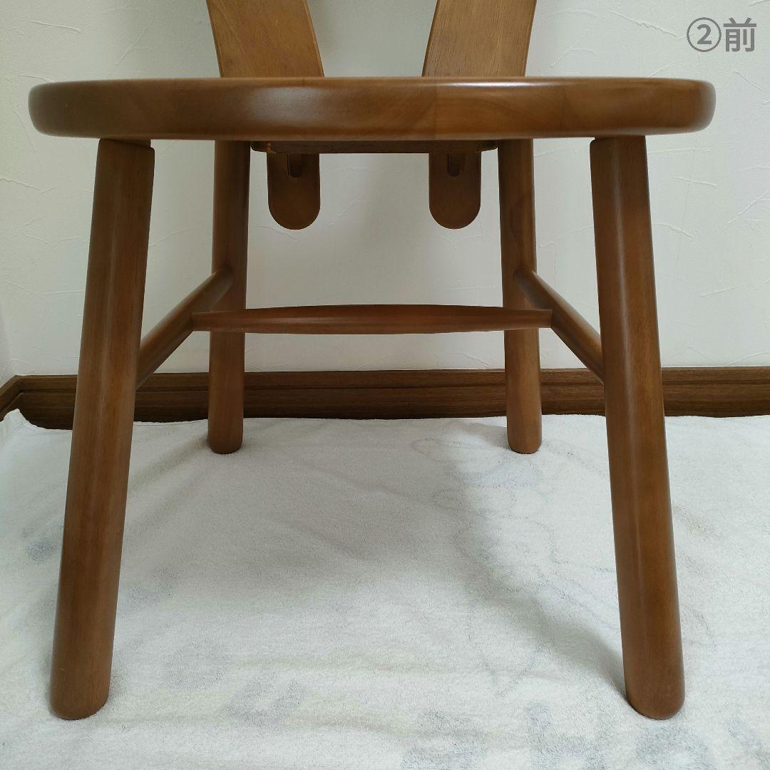 カリモク木製ダイニングチェア 1脚②