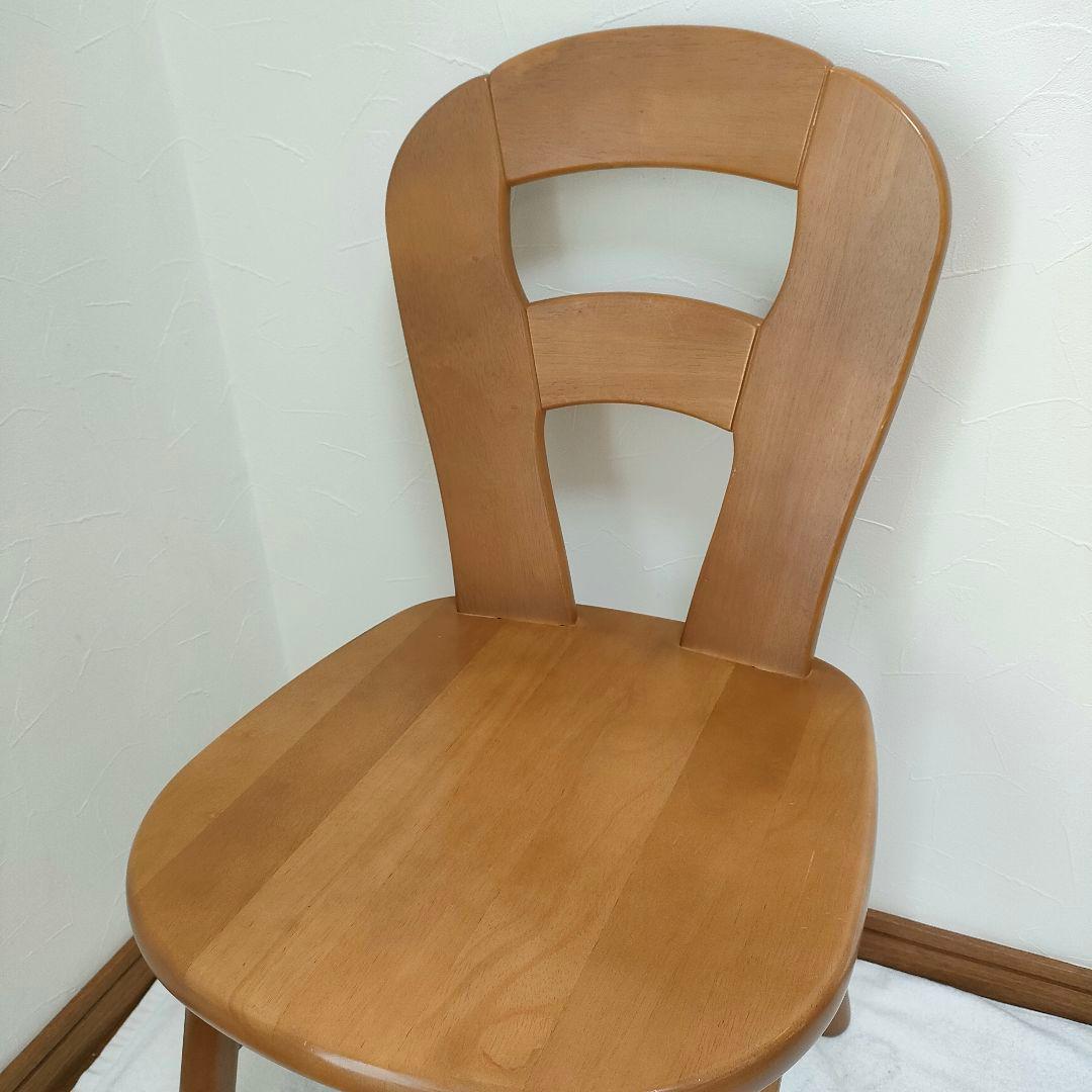 カリモク木製ダイニングチェア 1脚②