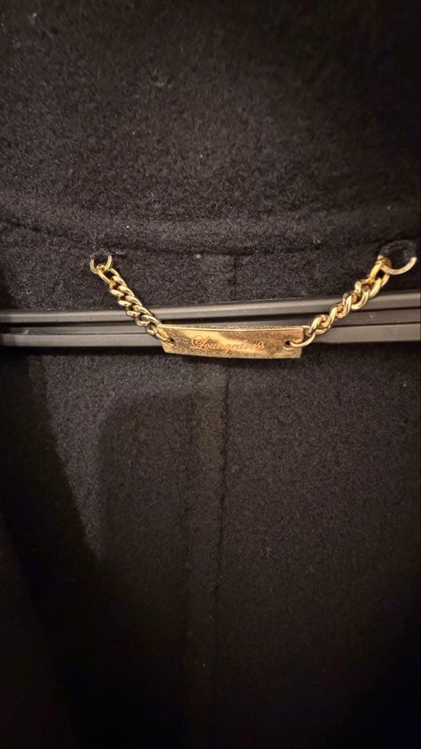 R*P様 ラウンジドレス　ロングコート　ブラック(定価約4万円)