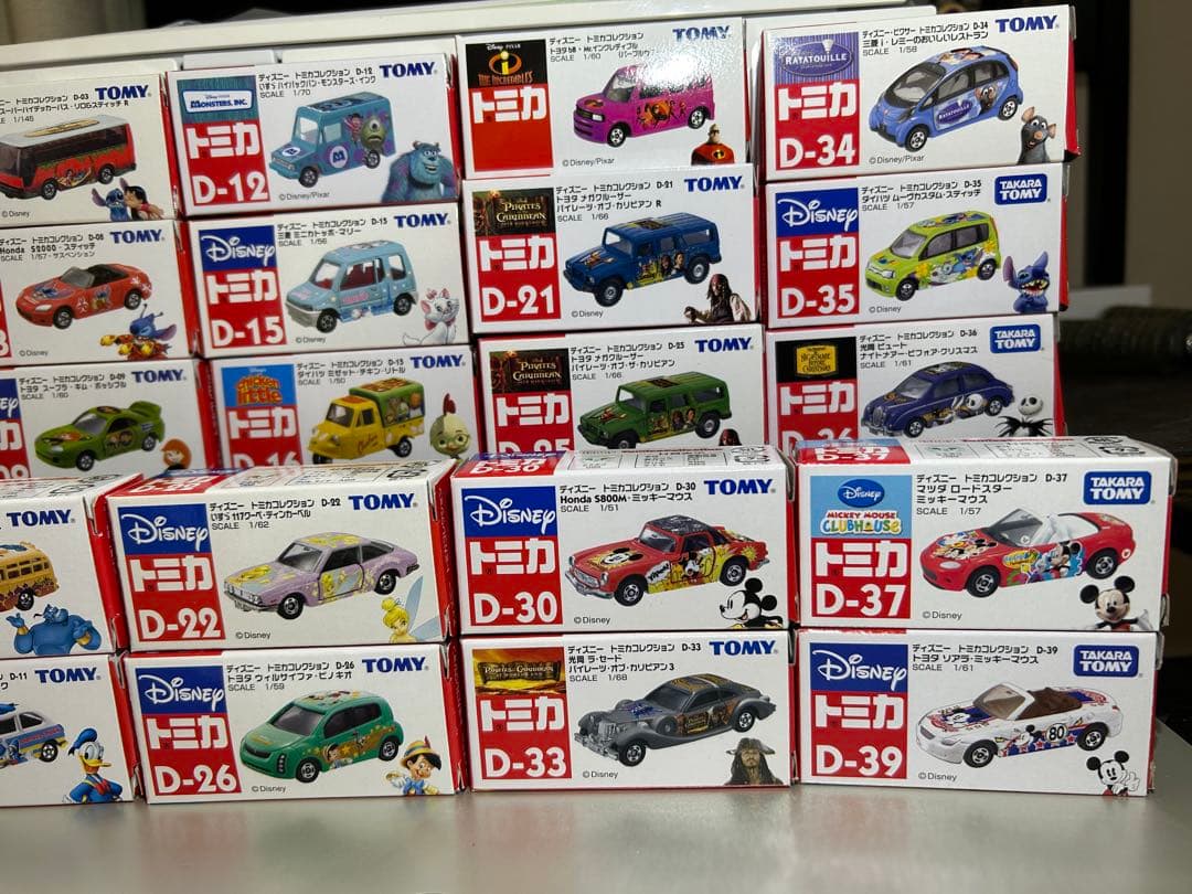 ディズニー　トミカコレクション　20台セット　まとめてどうぞ！