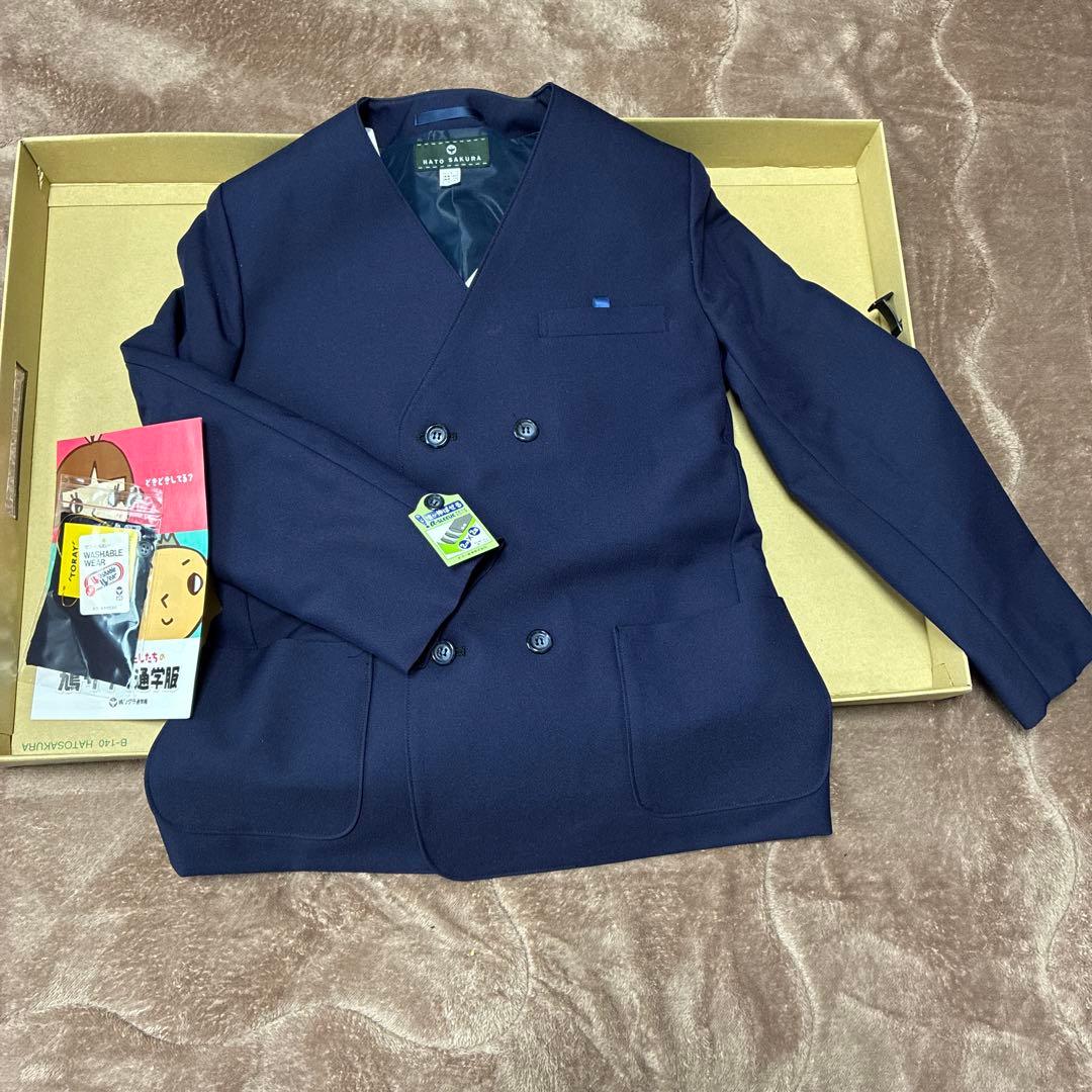 ハトサクラジャケット　紺　150A