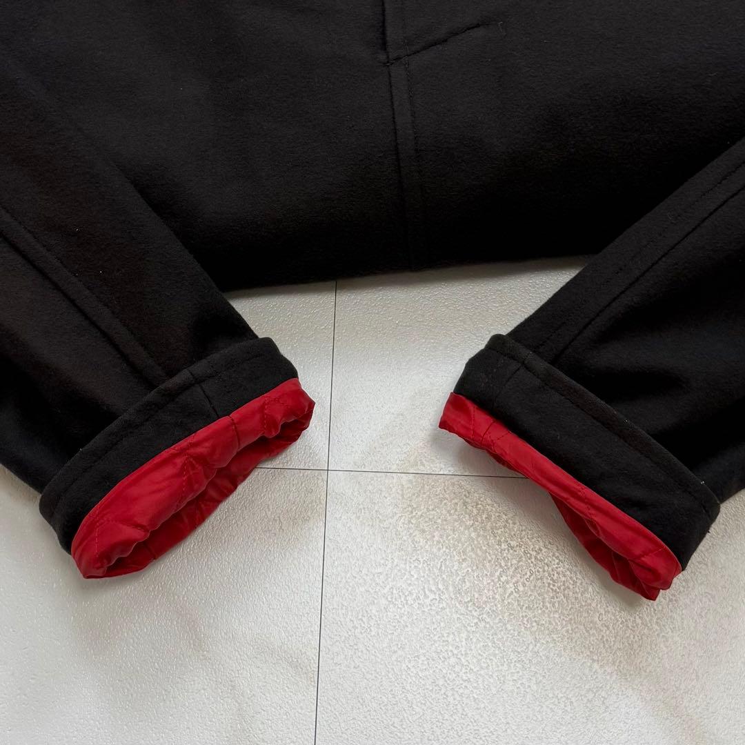 希少 カシミヤ混！ジェイプレス ダブル Pコート イタリア製生地 ネイビー XL