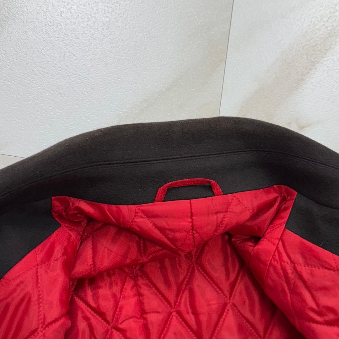 希少 カシミヤ混！ジェイプレス ダブル Pコート イタリア製生地 ネイビー XL