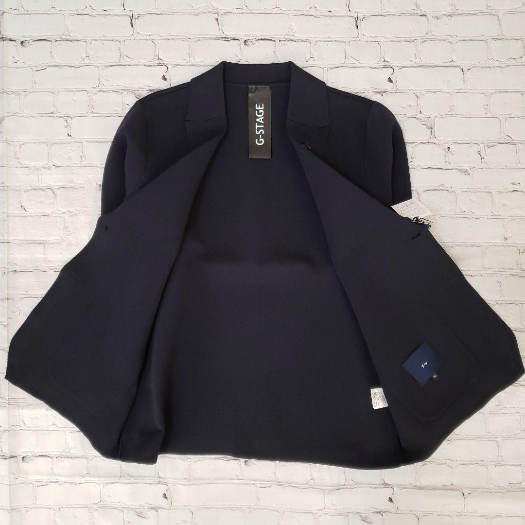 ヒロ G-Stage ミラノリブニット上下セットアップ新品ネイビーMサイズ