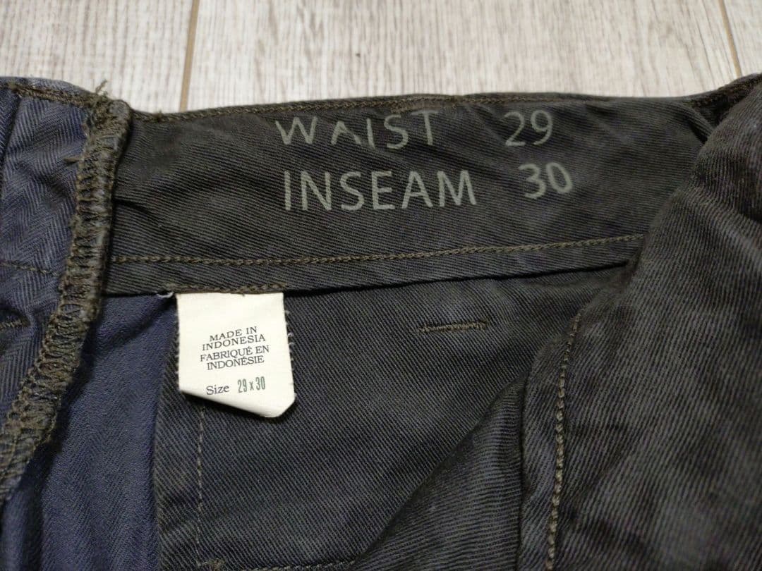 ☆未使用品☆RRL(ダブルアールエル)13スター ヘリンボーンチノパン 黒