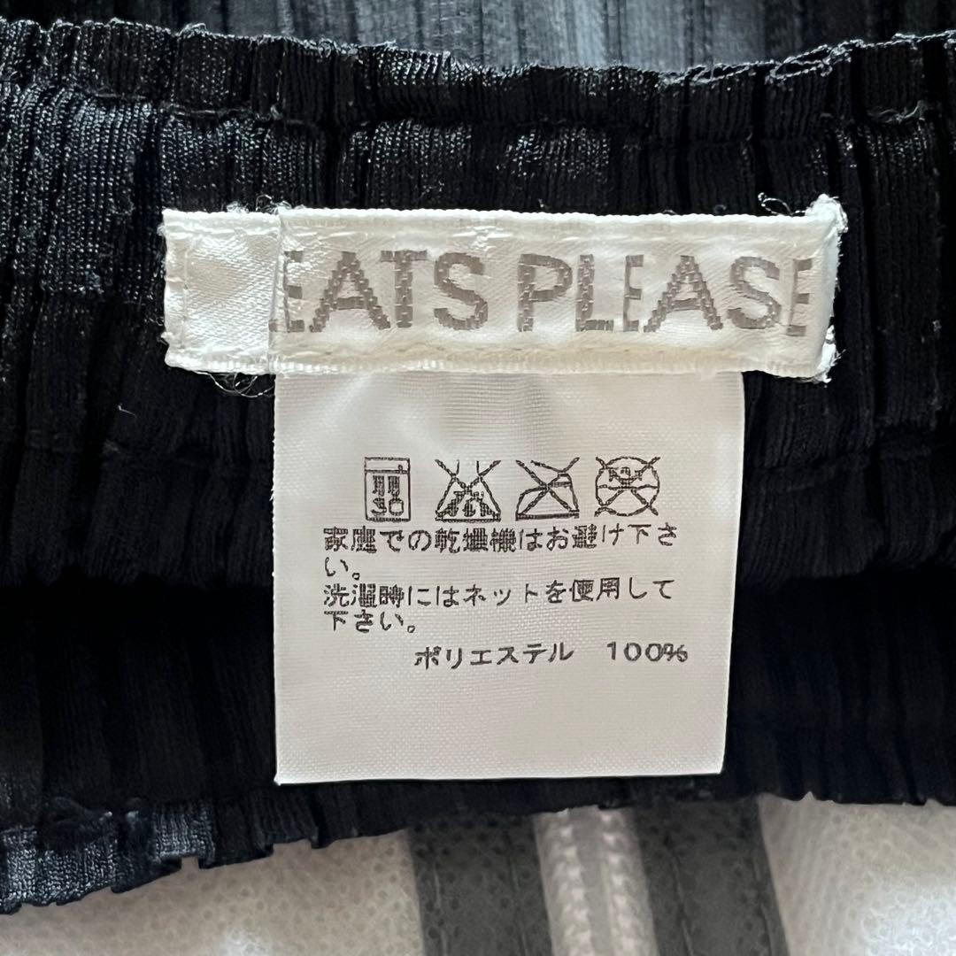 極美品♡プリーツプリーズ　ハーフパンツ　変形　　　切替え　黒　サイズ3 L 希少