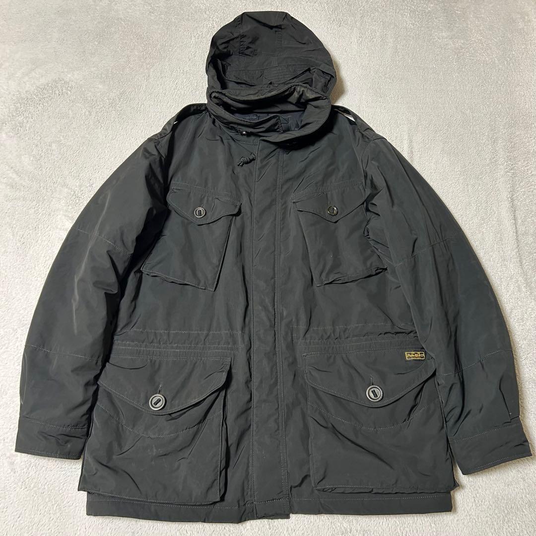 ポロラルフローレン M-65 ミリタリージャケット フィールドジャケット 黒 L