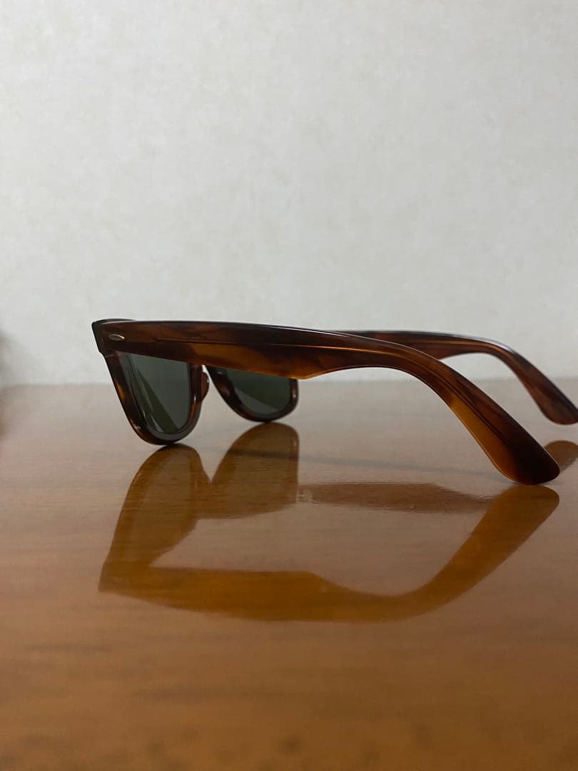 美品 80s B&L WAYFARER 1 AMBER MADE IN USA