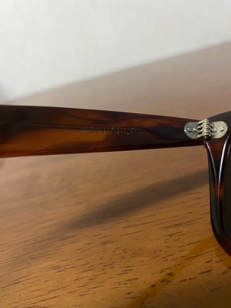 美品 80s B&L WAYFARER 1 AMBER MADE IN USA
