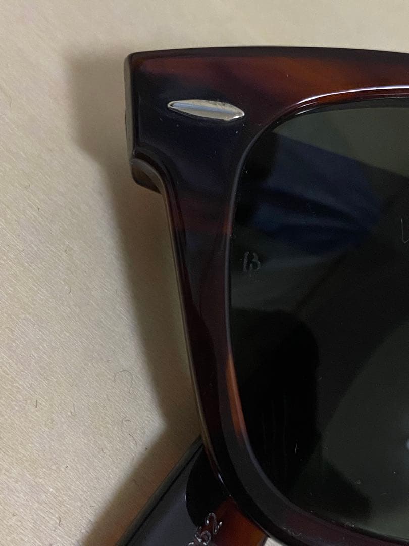 美品 80s B&L WAYFARER 1 AMBER MADE IN USA