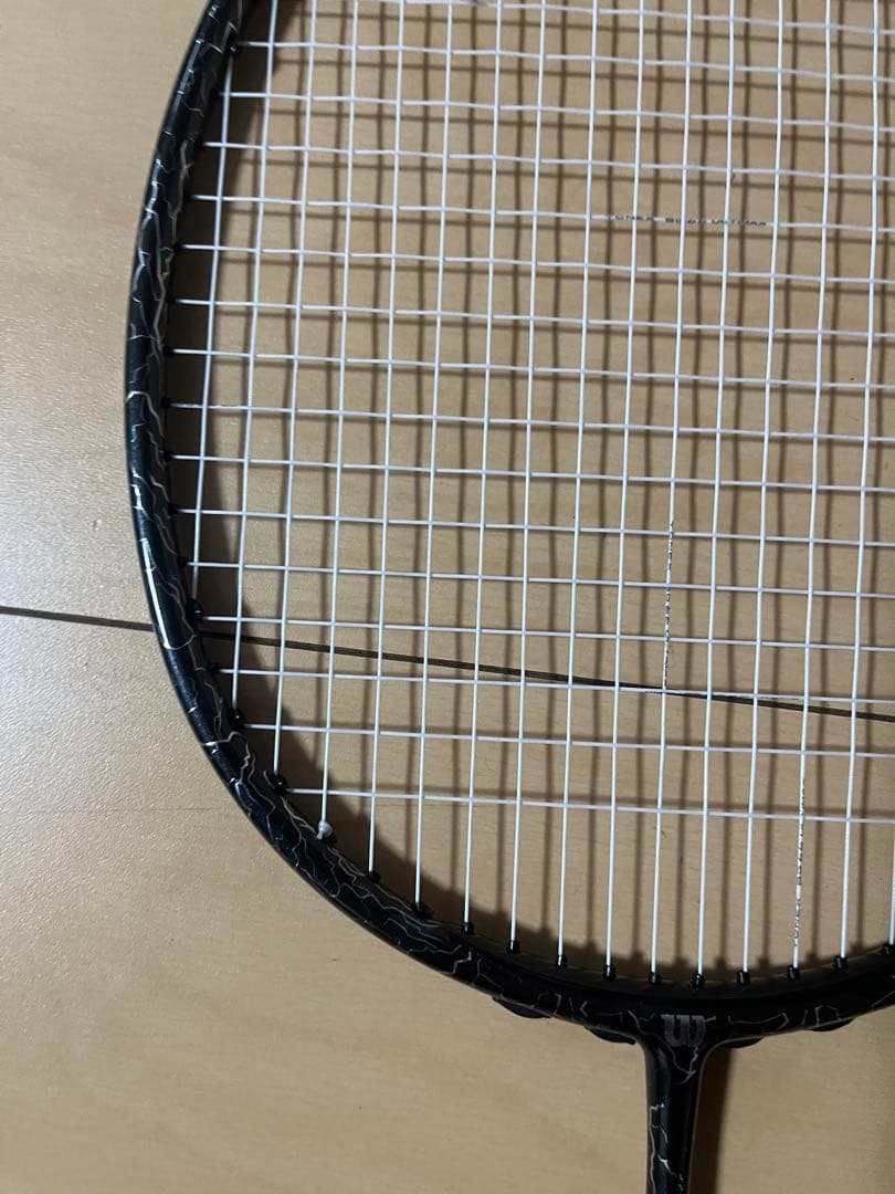 Wilson バドミントンラケット ベルテックス9000ブラック/ホワイト