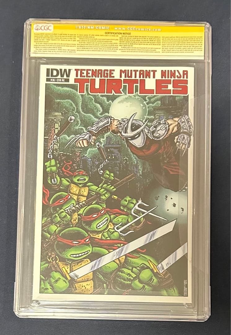 Kevin EastmanJr氏 直筆サイン ミュータント・タートルズ