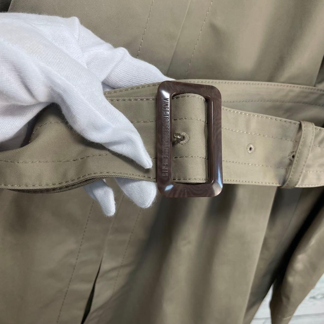 ☆大きいサイズ・5L☆23区 フラワー柄ライナー付きトレンチコート　美品　48