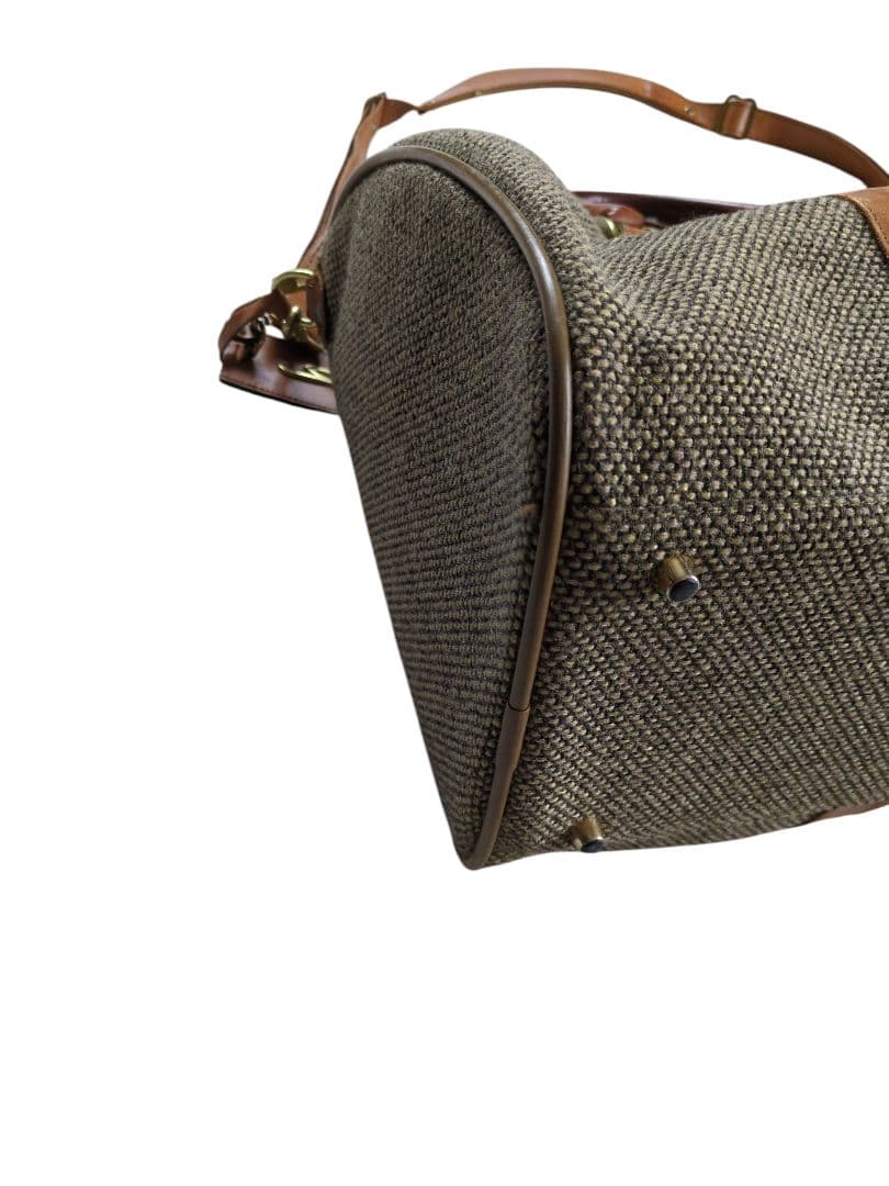 hartmann ハートマン ボストンバッグ ツイード×レザー