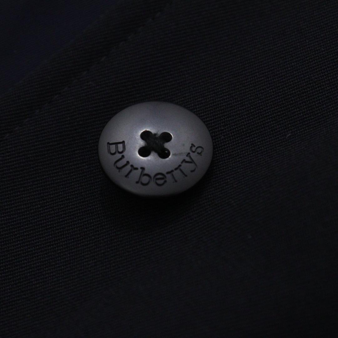 【美品/希少】Burberrys' バーバリー ロングコート 比翼 金ボタン 黒
