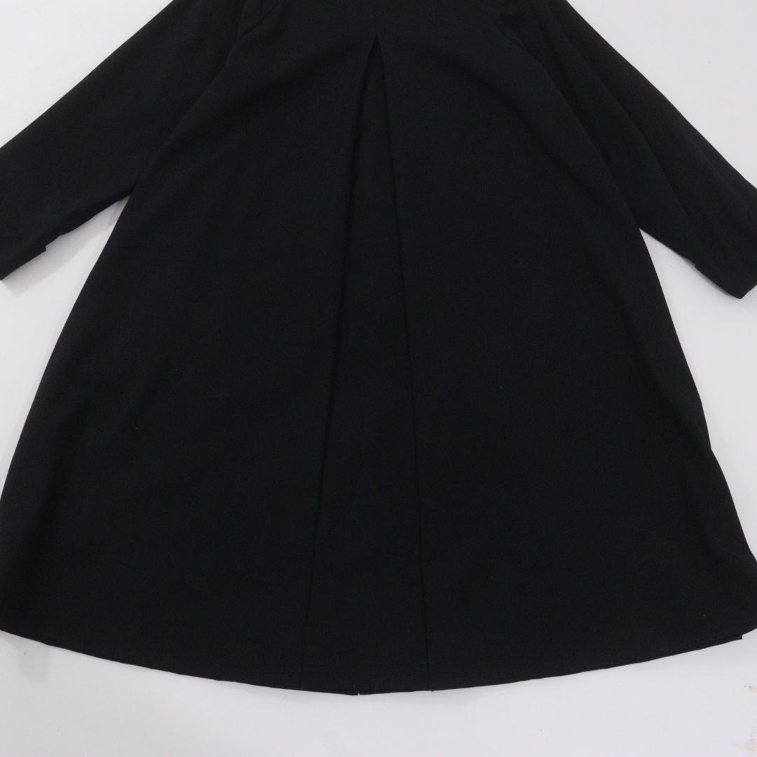 【美品/希少】Burberrys' バーバリー ロングコート 比翼 金ボタン 黒