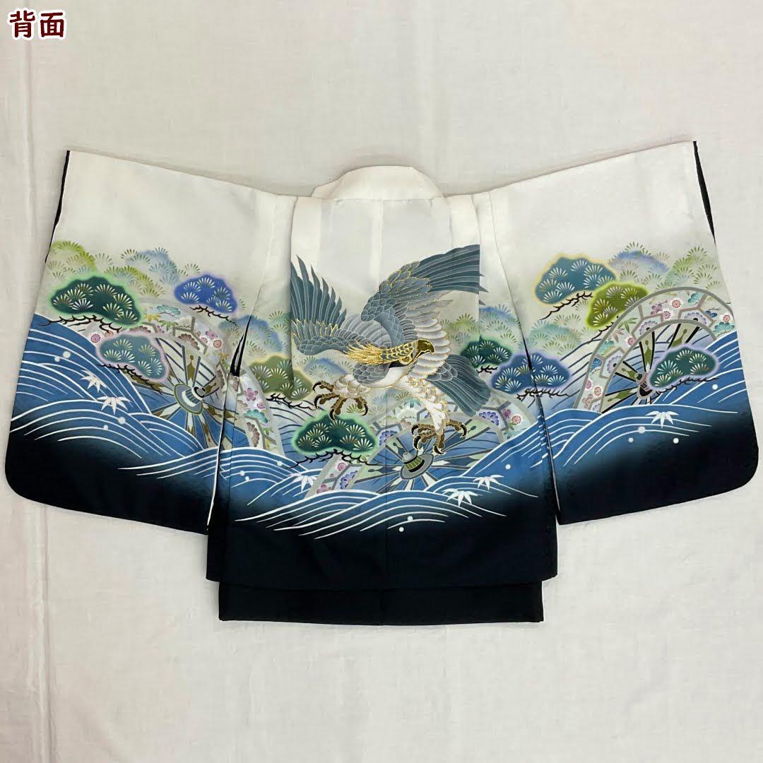 七五三 ３歳 男児 羽織・着物セット 43cm 男の子 レンタル処分品 男の子