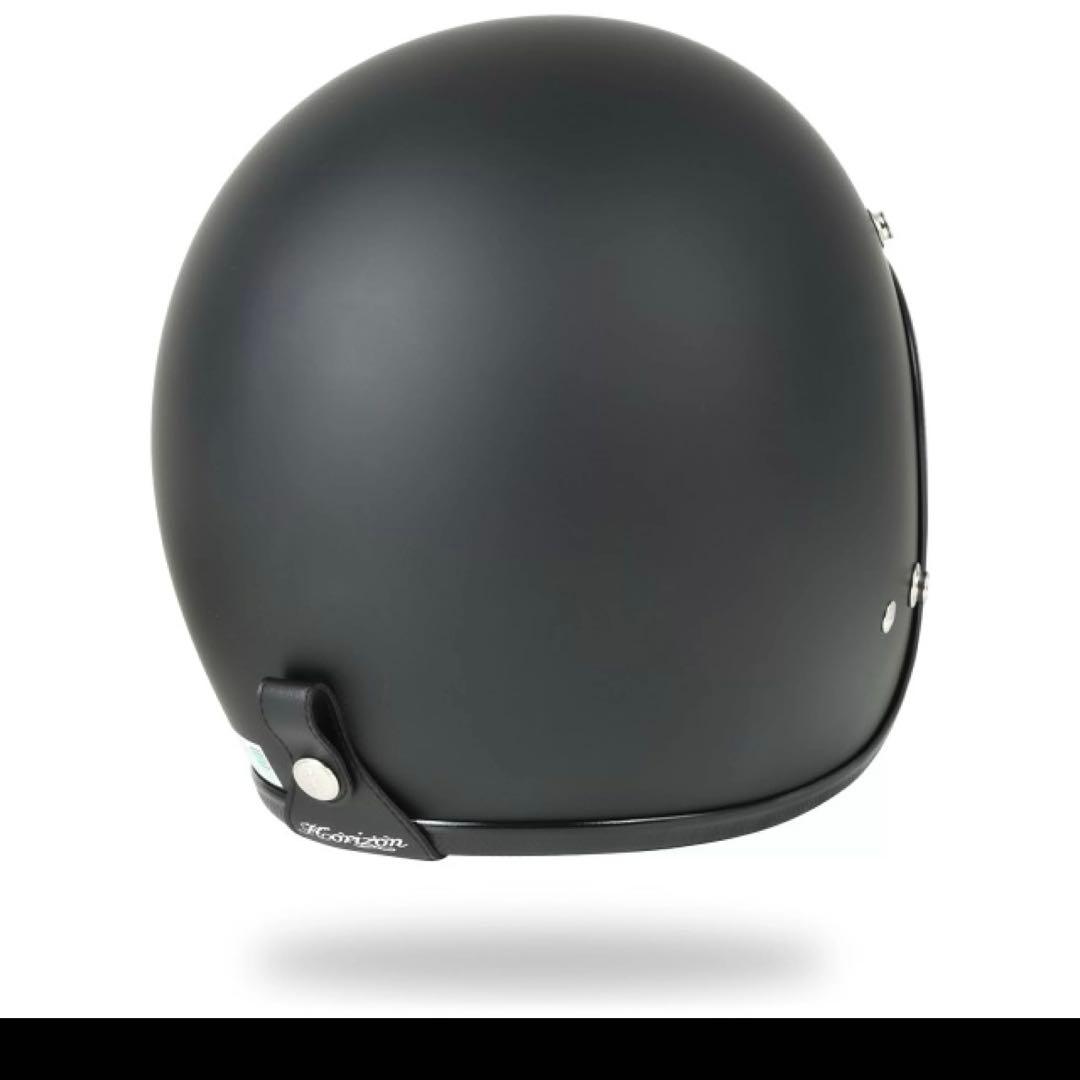 新品マットブラック ジェットヘルメットSG規格　シールド付き