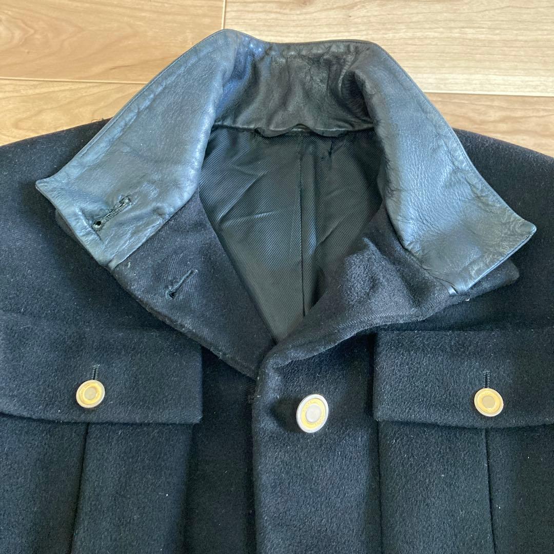 GUCCI ブラック ロングコート 38