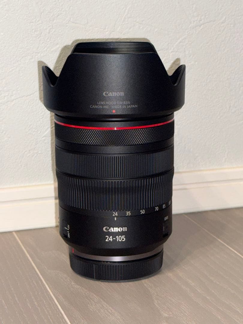 ほぼ新品　Canon RF24-105㎜F4L IS USM ズームレンズ