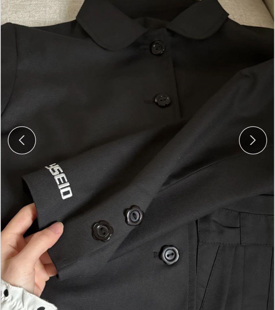 リボンデザインブラックジャケット　COYSEIO CRAMMY Ciel