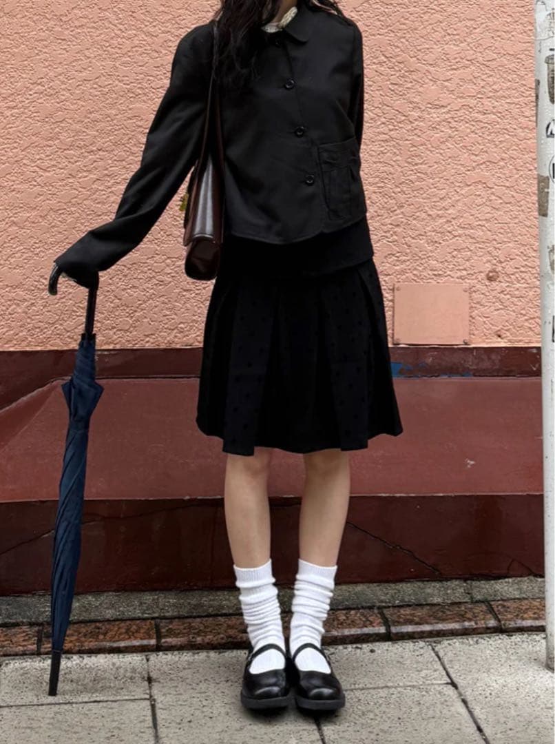 リボンデザインブラックジャケット　COYSEIO CRAMMY Ciel