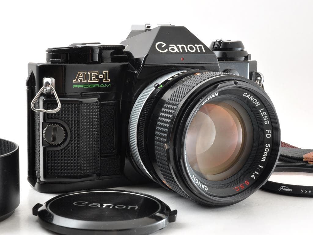 キヤノン AE-1 PROGRAM FD 50mm f1.4 SSC 動作確認済
