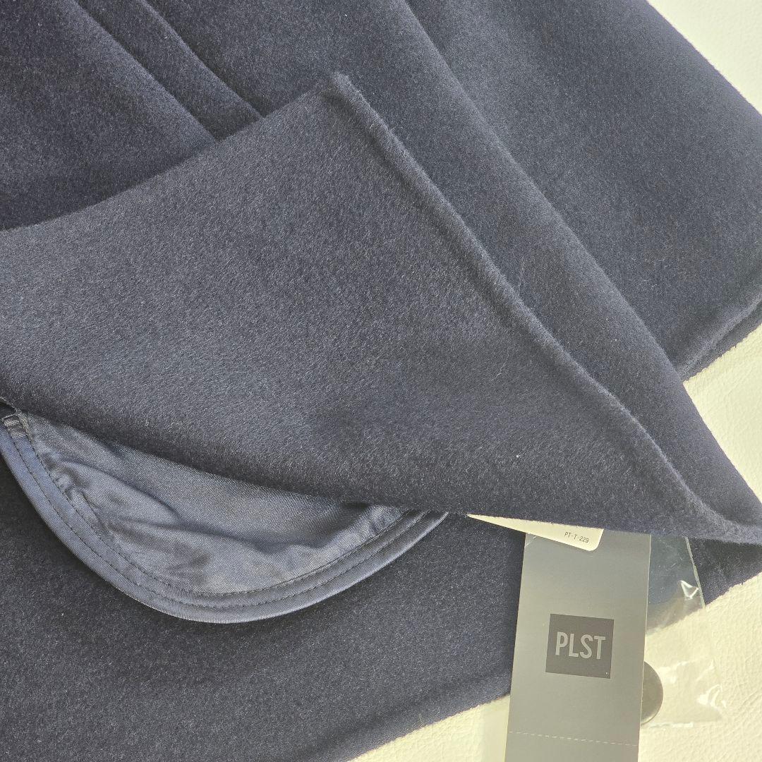 未使用　PLST　プラステウールブレンドリバーフーディーコート定価23.000円