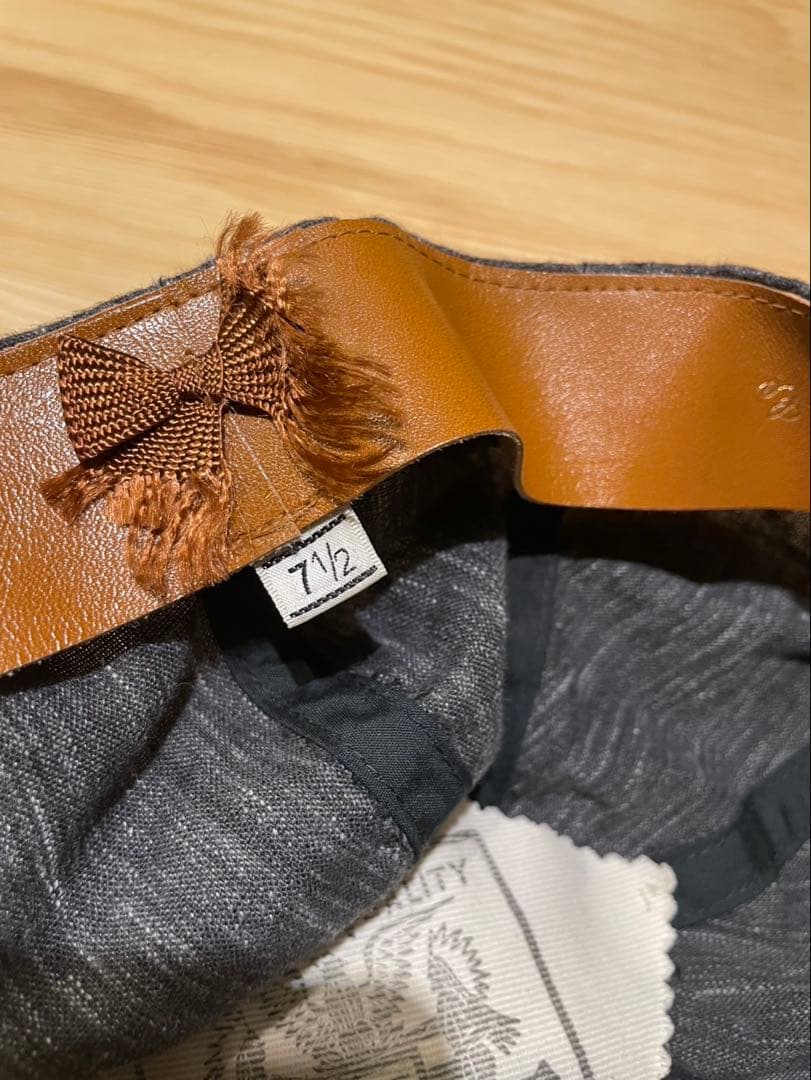 atlast&co キャスケット 7 1/2 シャンブレー