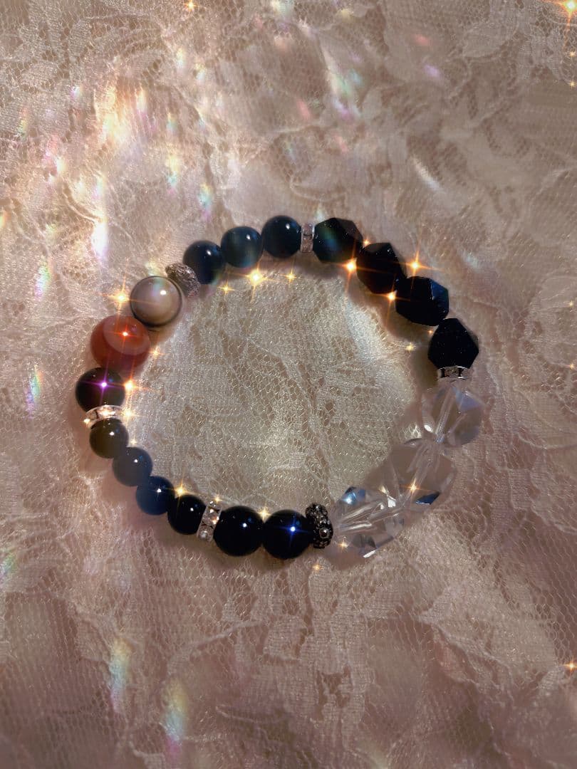 生霊怨念いじめ悪縁厄除け返し/全ての負を倍にしてお返し/ゴムブレスレット