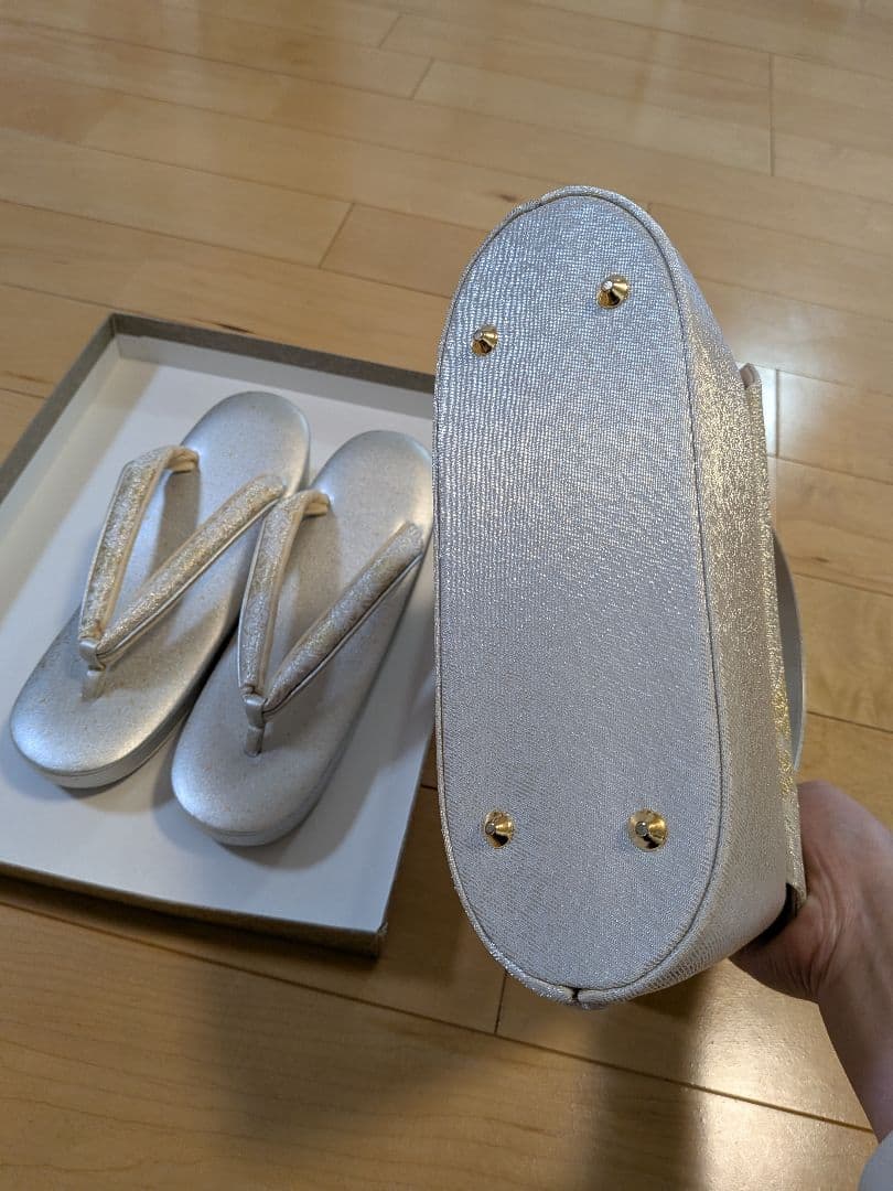 礼装　和装用バッグ草履セット　紗織ブランド　結婚式　入学式　卒業式