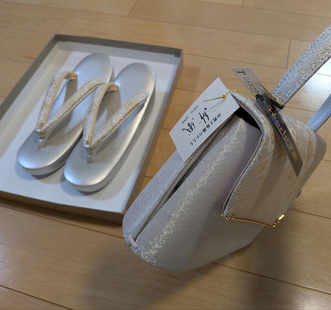 礼装　和装用バッグ草履セット　紗織ブランド　結婚式　入学式　卒業式