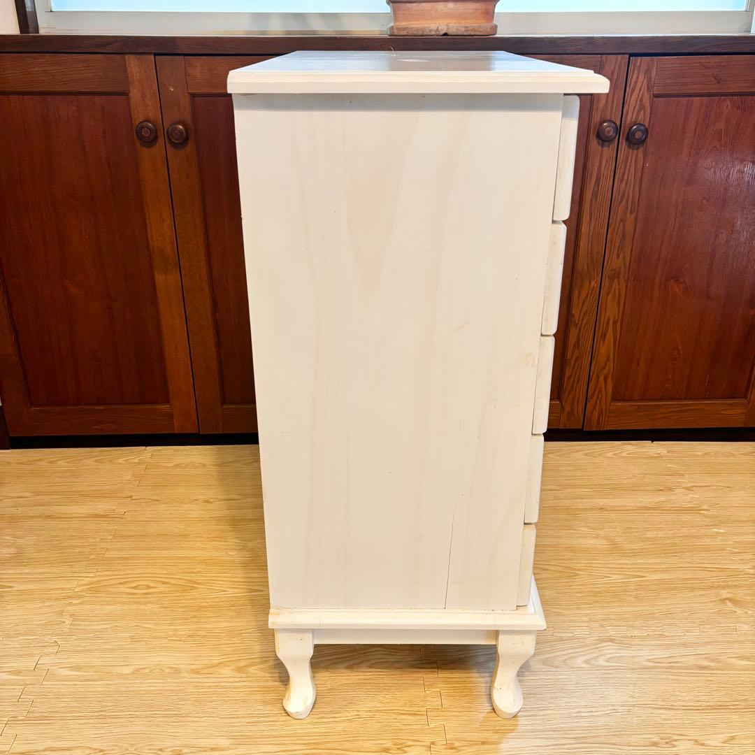 ロマンティックプリンセス 4段チェスト 姫家具 アンティーク ロココ ホワイト