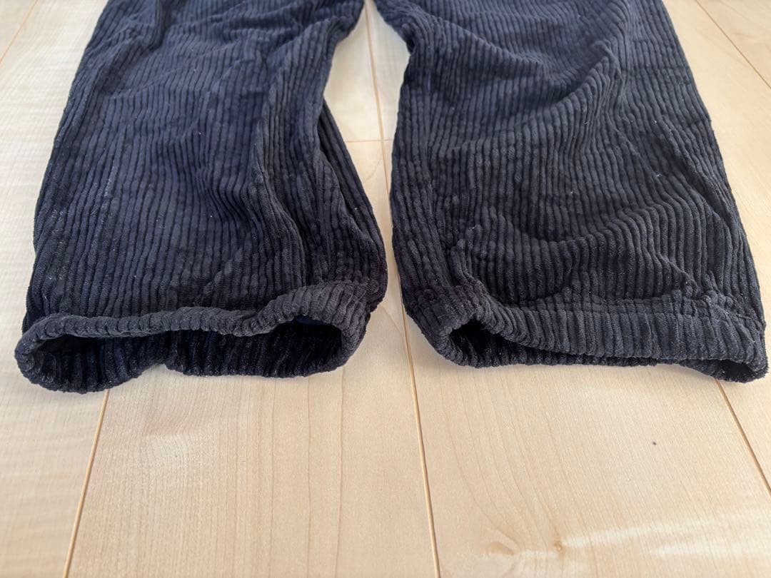 Stone  コーデュロイカーゴパンツ ブラック