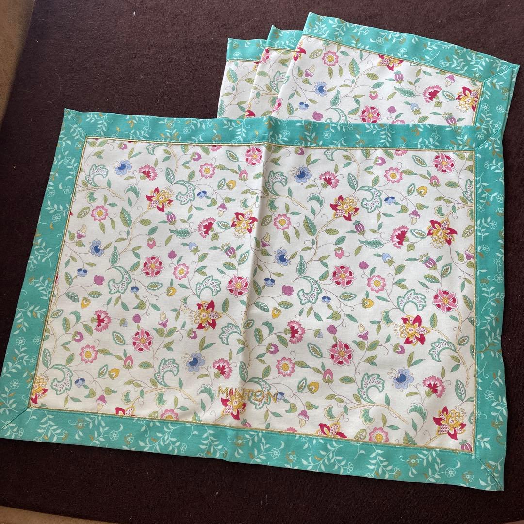 新品未使用品　MINTON ミントン　ランチョンマット　35×48cm　 4枚組